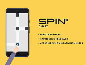 Visualisierung des SPIN Smart Blindenleitsystems von HobaSteel und netzfactor